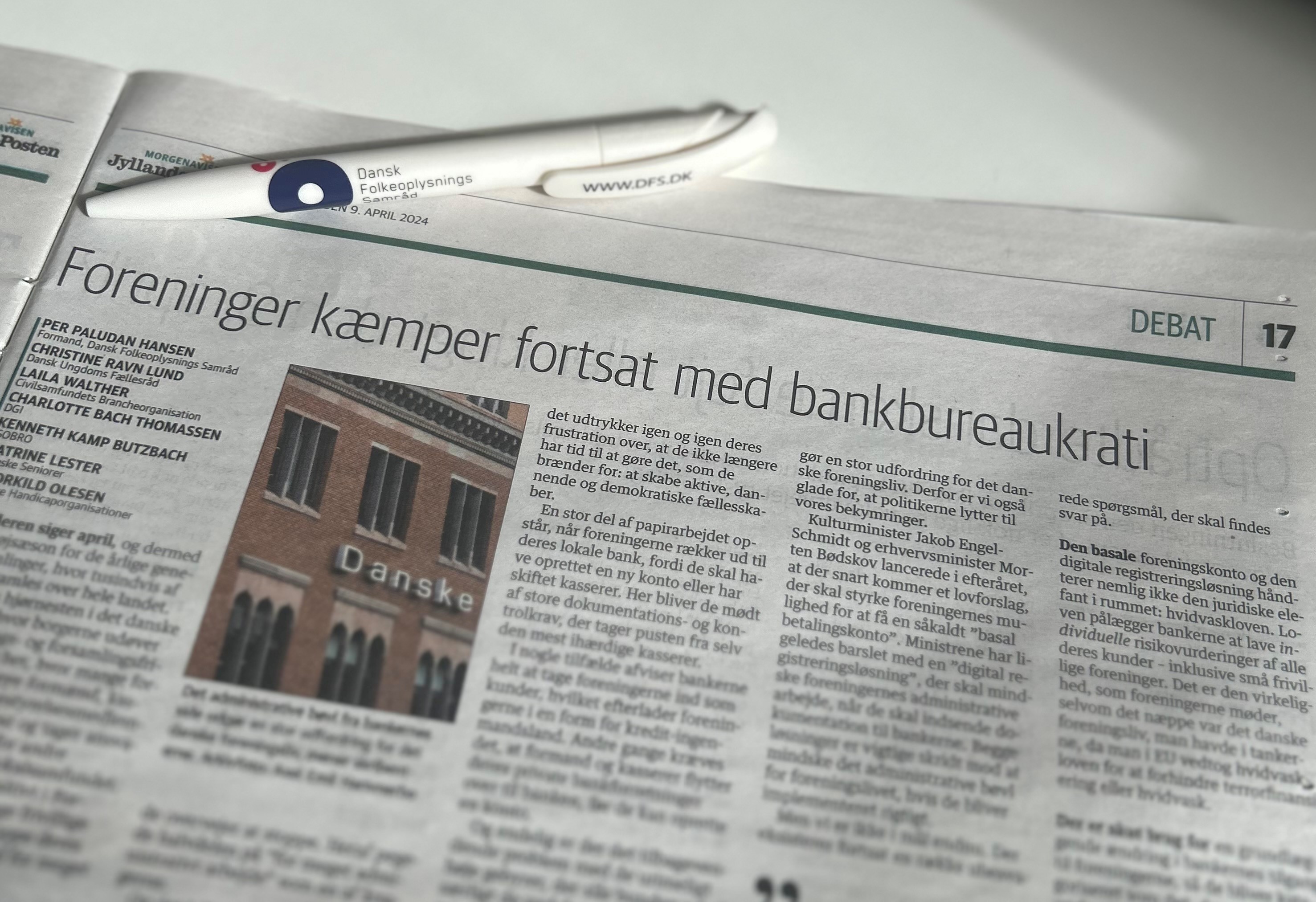 Foreningsorganisationer fortsætter kampen mod bankbøvlet