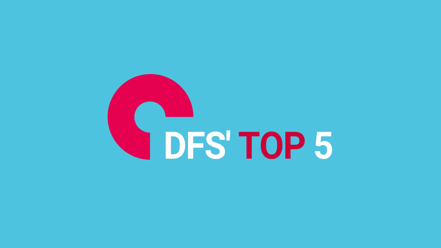 Læs eller genlæs DFS' top 5-nyheder